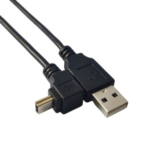 OEM  Factory 24 AWG USB AM  to UP Angle MINI 5P Male Custom MINI USB Cable